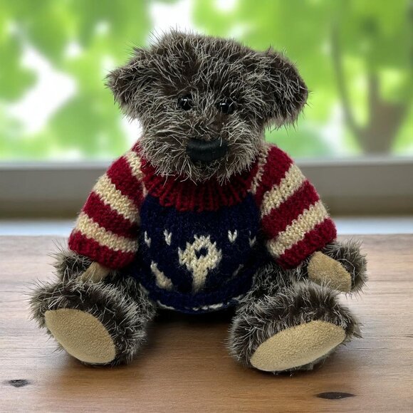 Dan Dee Gund Collectors Choice Plush Teddy Bear Wearing Nautical Anchor Sweater - Picture 1 of 13